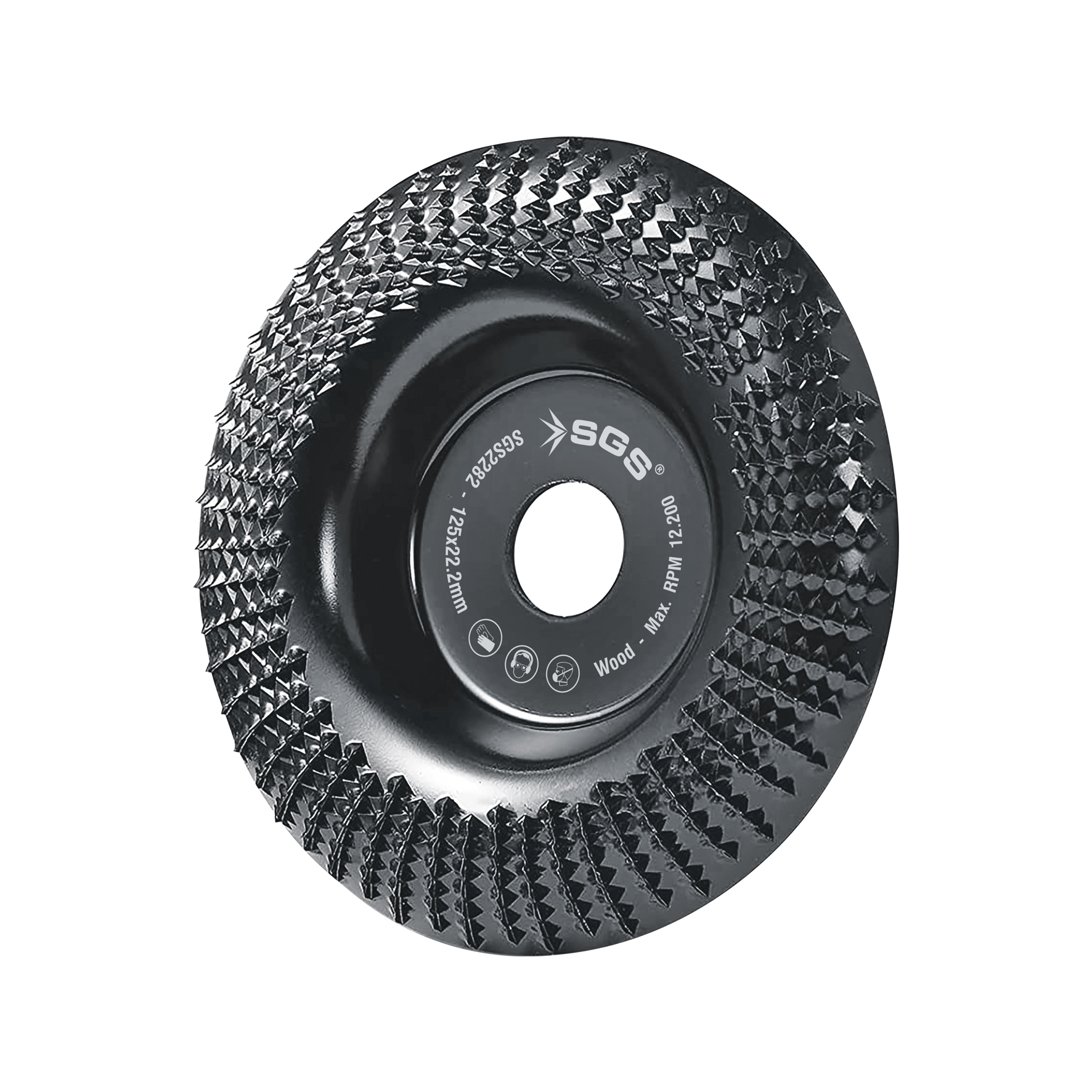 AHŞAP İŞLEME  TAŞLAMA DİSKİ KAVİSLİ 115 MMX22,22MM